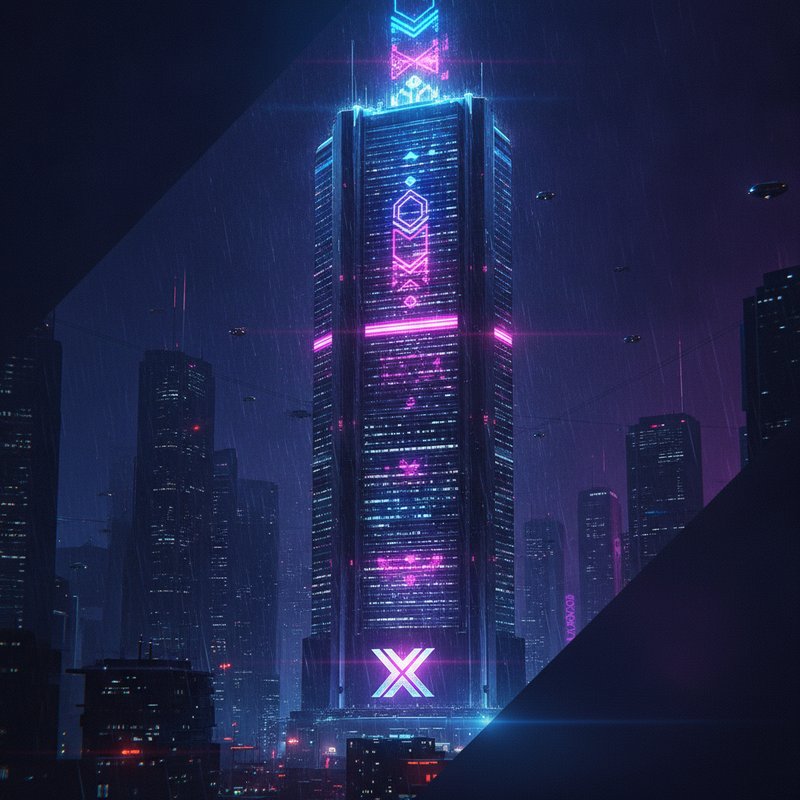 Tower Rush Slot von Galaxsys - futuristischer Turm mit leuchtenden Neon-Etagen und steigenden Multiplikatoren in cyberpunk Atmosphäre